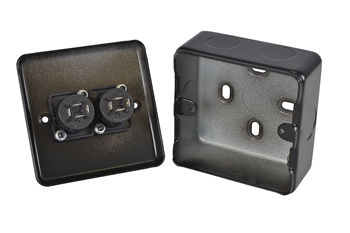 Speakon Connectors in Surface Mount Box - Choice of Type